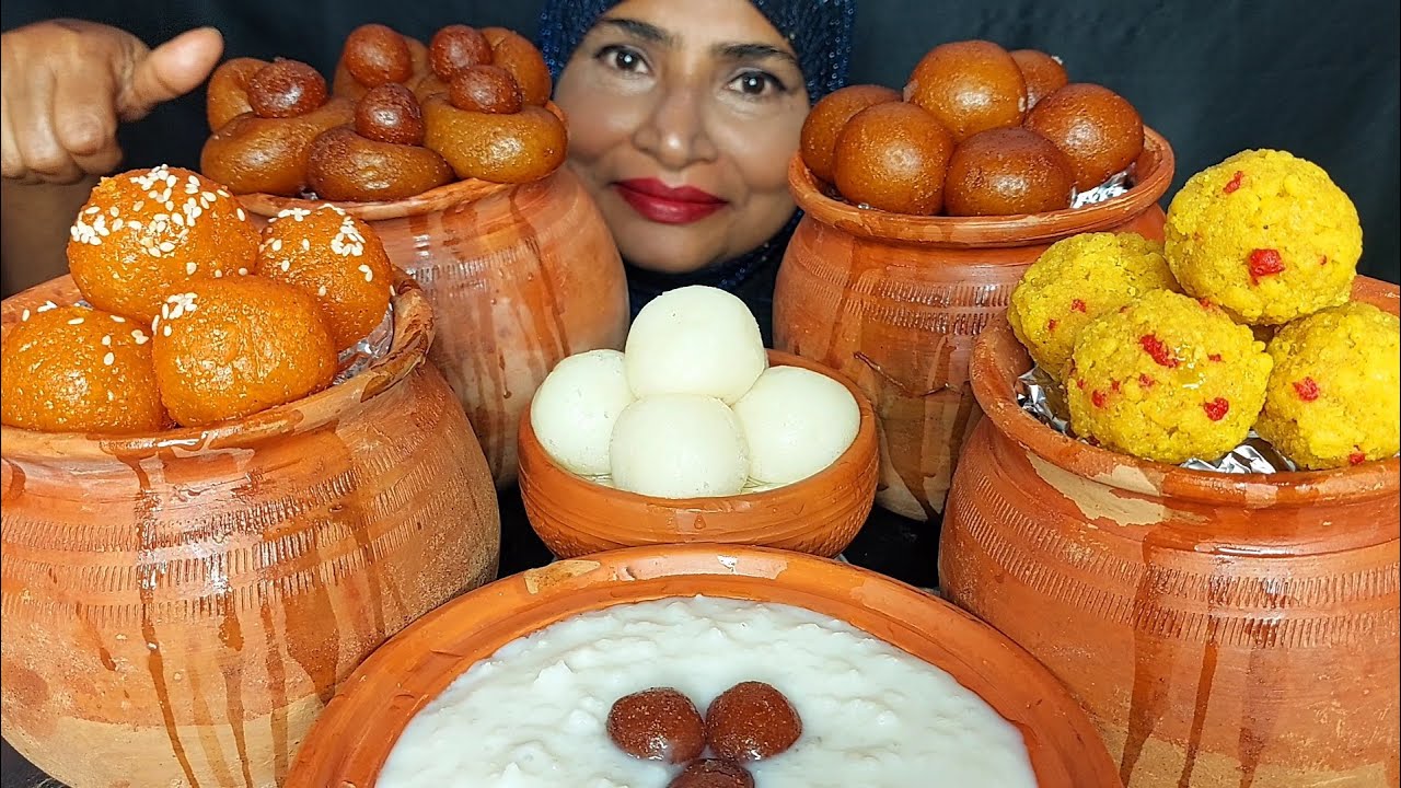 EATING DIFFERENT TYPES OF SWEETS, EATING ASMR, MUKBANG.