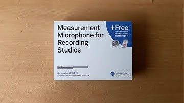 🎁 Sonarworks XREF 20 - Studio Calibration Microphone quick unnboxing