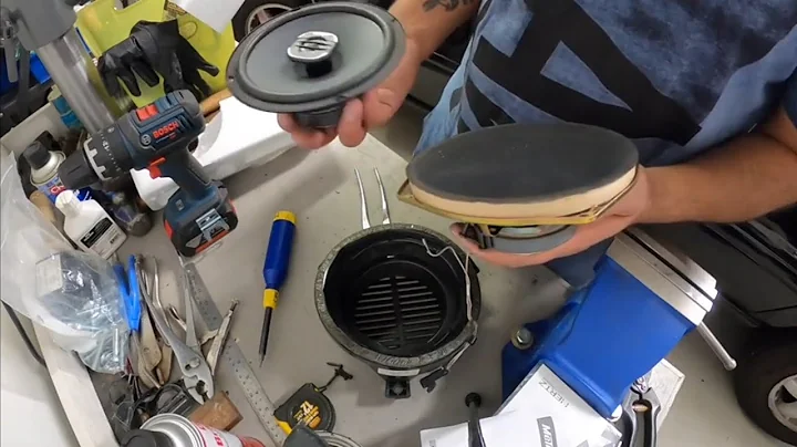 Mercedes ML W163  front door speaker replacement DIY