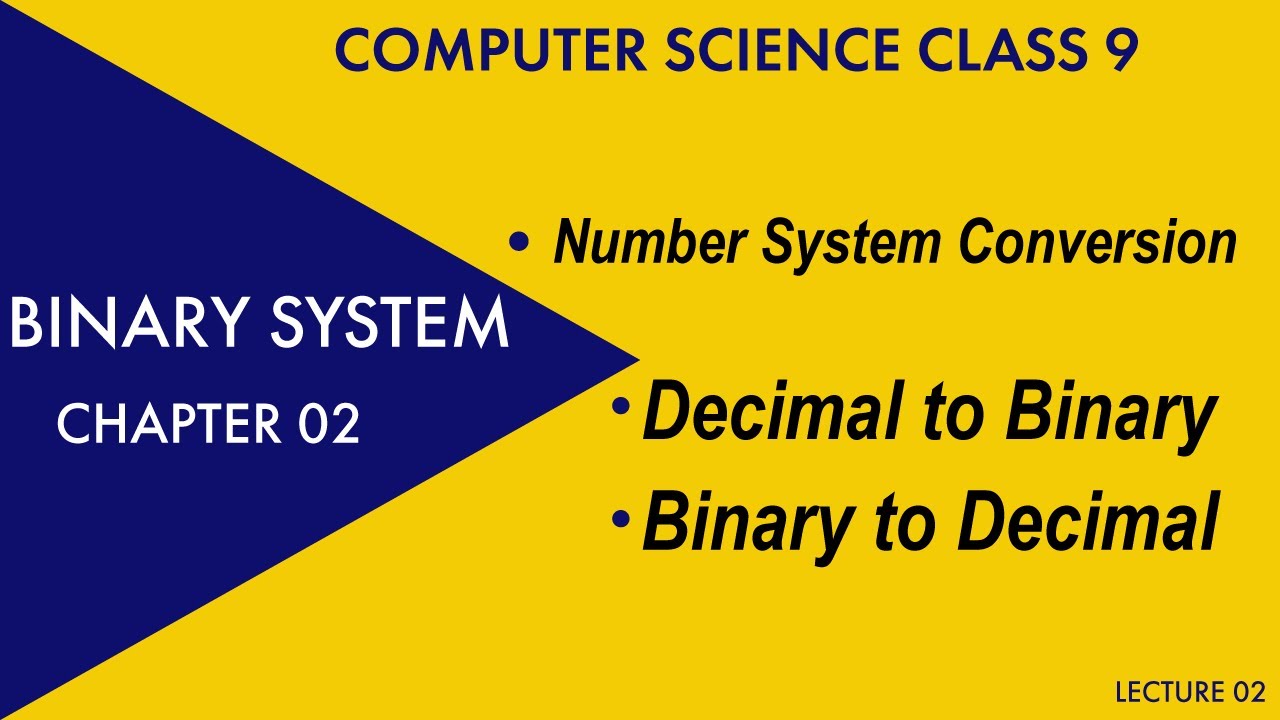 Number System Conversion || Decimal to Binary || Binary to Decimal ...