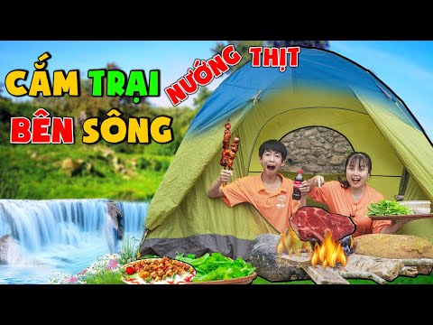 Video Trò Chơi Cắm Trại Bên Sông - Bữa Tiệc Thịt Nướng Trên... - youtube