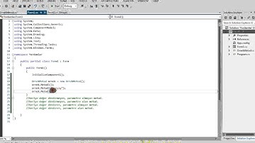 C# Nesne Tabanlı Programlama - Metod Kavramı