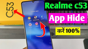 how to hide apps in realme c53 | realme c53 me app hide kaise kare | realme c53 apps hide setting