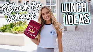 Healthy Back To School Lunch Ideas!
