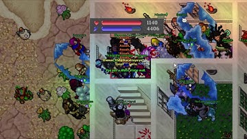 Tibia - Random Moments #1 Watch HP/MANA at Stacks!