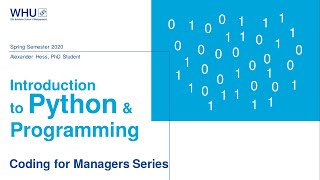 Ch.7: Sequential Data | Intro to Python & Programming | Coding for Managers Series
