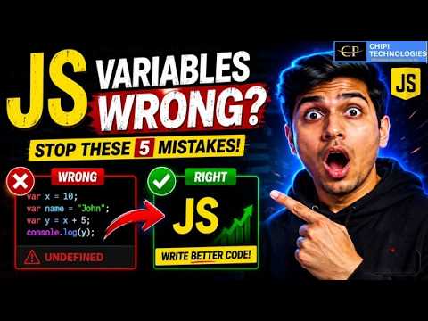 Most JavaScript Beginners Name Variables Wrong - ChiPi Technologies