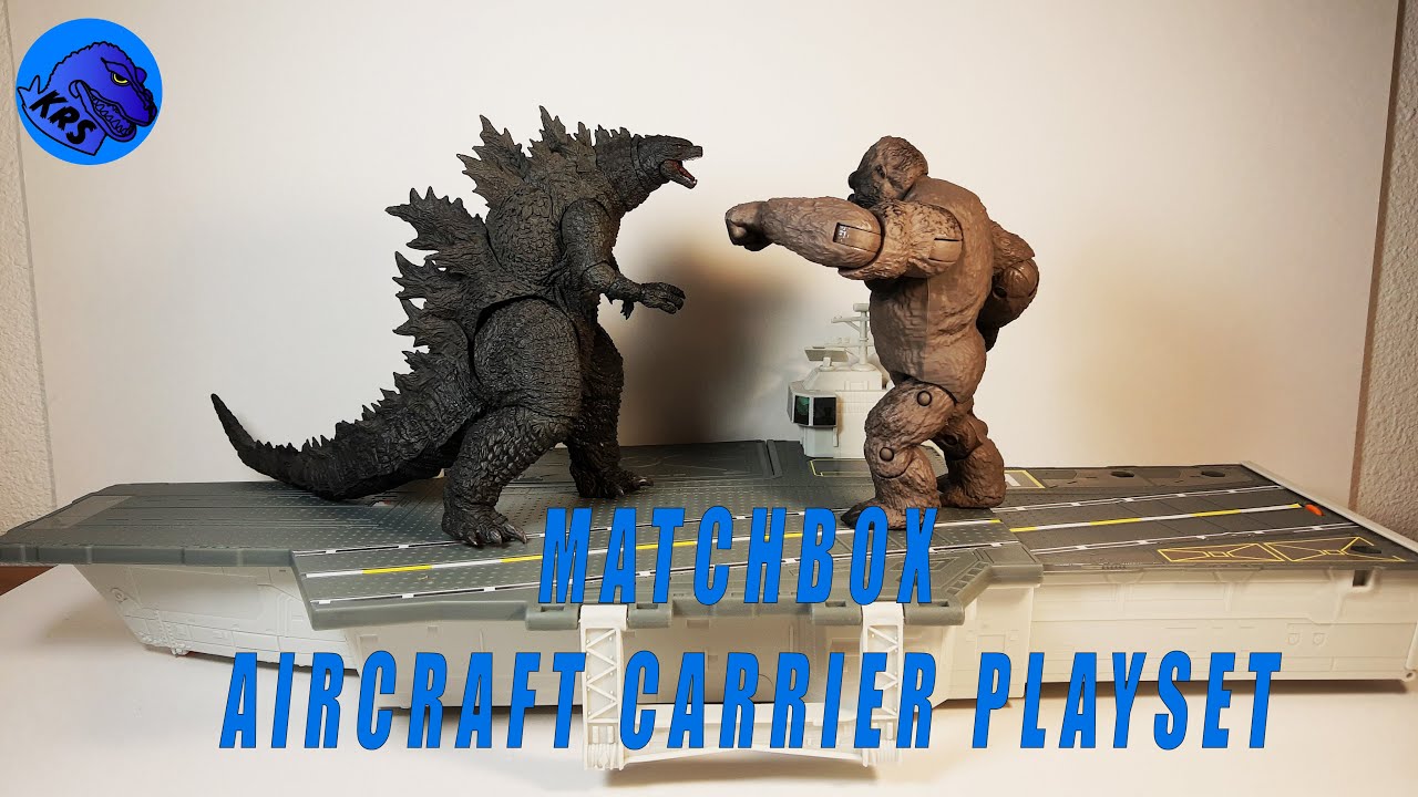MATCHBOX Top Gun Maverick Aircraft Carrier Playset REVIEW/ Godzilla vs