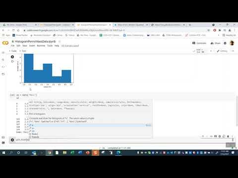 Introduction to Histograms in Jupyter Notebooks using Google ...