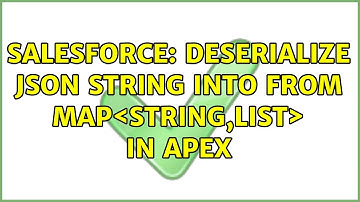 Salesforce: Deserialize Json String into from Map＜String,List＜CustomWrapperClass＞＞ in apex