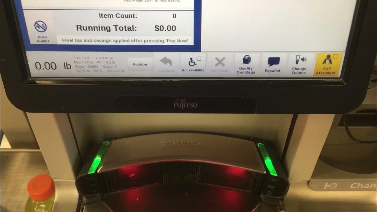 Kroger self checkout YouTube