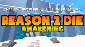 Roblox - How to Beat Frost Golumn Quest - R2DA