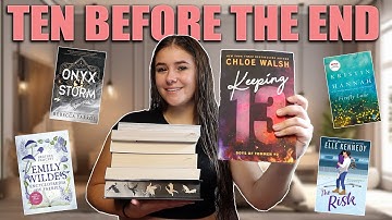 TEN books I want to read before the END of the year!⏳📚 (end of year tbr)