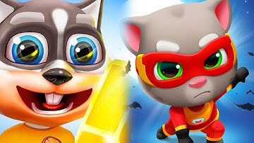 Cat Runner Vs Talking Tom Hero Dash Who Is The Best Android iOS Gameplay