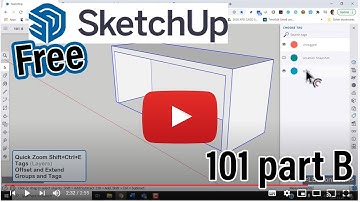 2021 SketchUp Free 101 part B