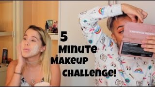 5 Minute Makeup Challenge Ft. Morphinelovemua