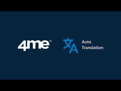 4me Auto Translation Introduction