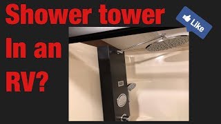 Installing a shower tower in my Jayco fifth wheel