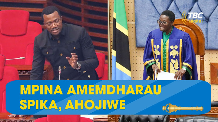 BUNGENI MAMBO MOTO | MPINA AMEMDHARAU SPIKA NA BUNGE | AHOJIWE KUANZIA LEO