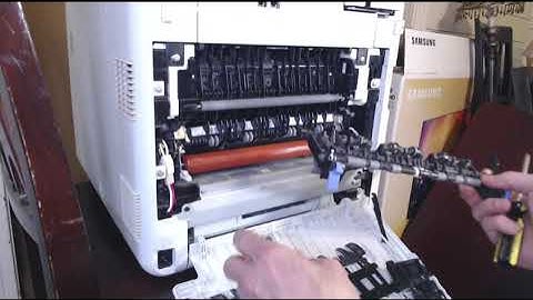 Brother L8600cdw Printer Fuser Removal Replacement