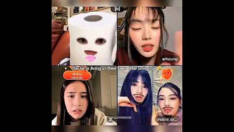 This is the most chaotic livestream in GL history 😂 #ginj #arhoungpam #blejie #thaigl #gl #wlw