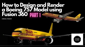 How to Design and Render Boeing 757-200 Aircraft Model using Autodesk Fusion 360 | Part 1 Fuselage |