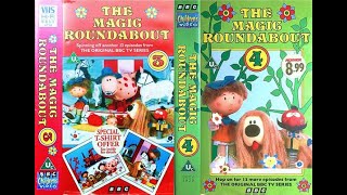 The Magic Roundabout 3 (BBCV 4734) / The Magic Roundabout 4 (BBCV 4829) 1992 UK VHS