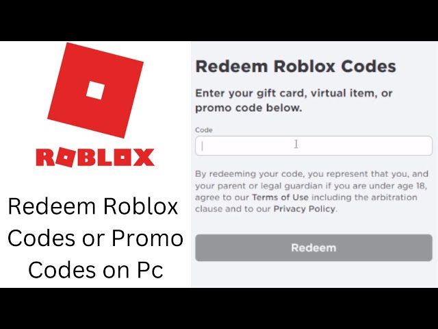 How Do I Redeem a Promo Code? – Roblox Support