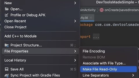 Make File Read Only