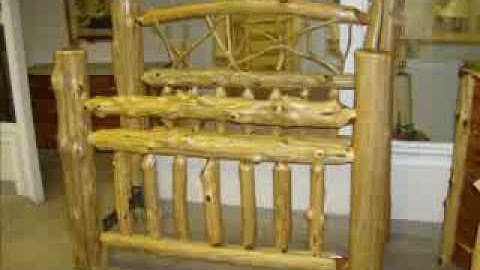 Cedar Log Beds