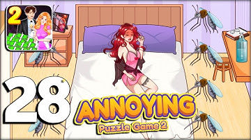 Annoying Puzzle Game 2 Level 28 : Eliminate The Swarm Of Mosquitoes - Walkthrough Solution