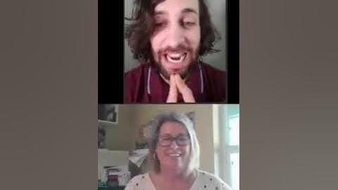 He’s trolling Zoom interviews! Hope he gets hired