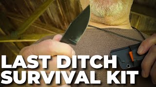 Neck Knife Survival Kit Last Ditch Option