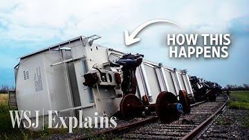 NTSB Investigator Explains How Over 1,000 Trains Derail Yearly | WSJ