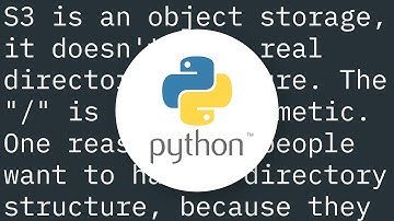 Retrieving subfolders names in S3 bucket from boto3