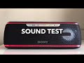 Sony SRS-XB41Wireless Speaker, Unboxing & Sound Test