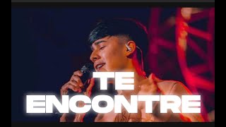 Video thumbnail of "TE ENCONTRE (LETRA/LYRICS) - IVAN CORNEJO"