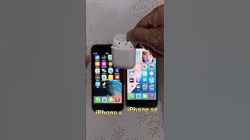 iPhone 8 vs iPhone se with airpods 2