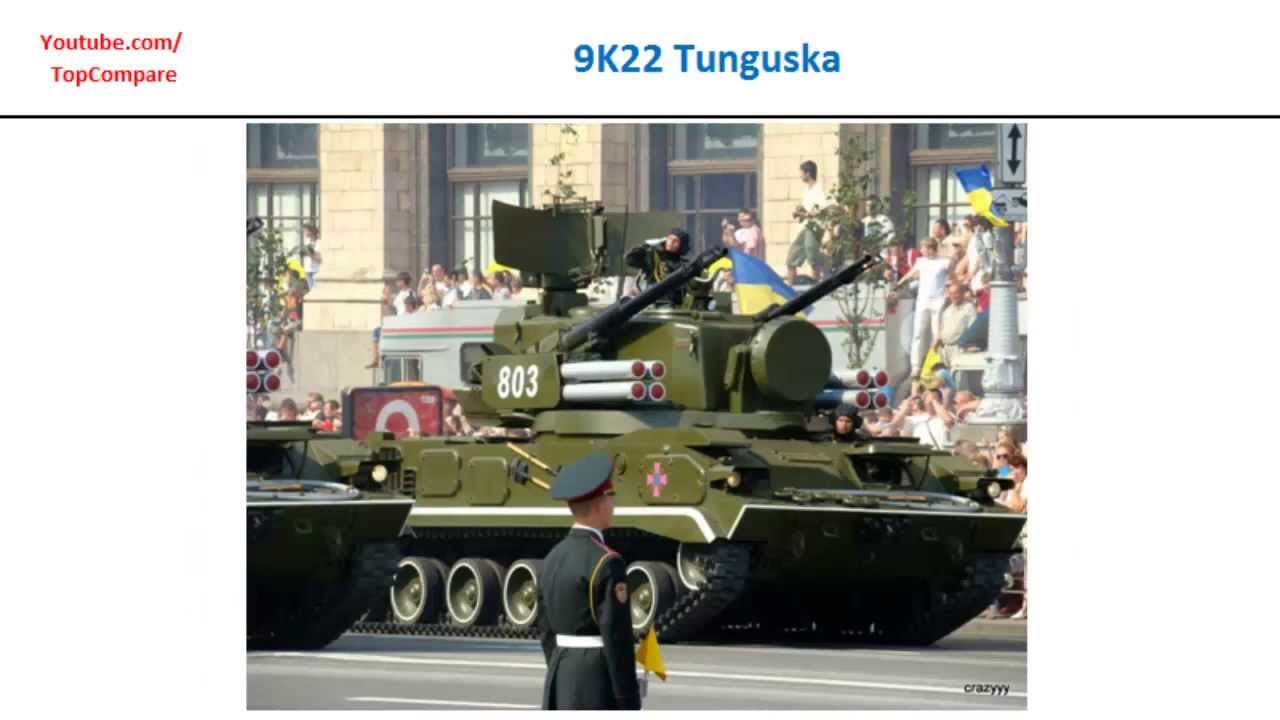 PZA Loara vs 9K22 Tunguska, air defence weapon Key features comparison ...