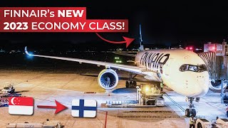 BRUTALLY HONEST | Finnair's NEW 2023 Economy Class on the A350-900 from SINGAPORE to HELSINKI screenshot 2
