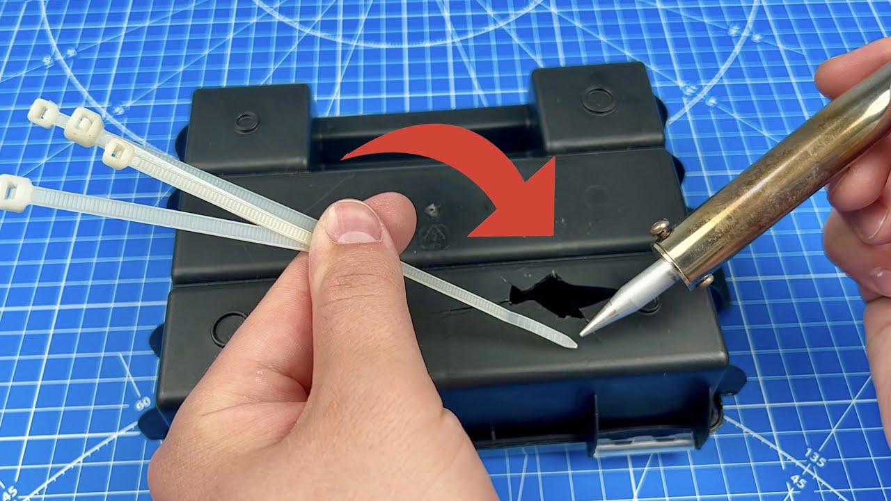 Easy Ways to Fix Broken Plastic by WELDING PLASTIC! YouTube