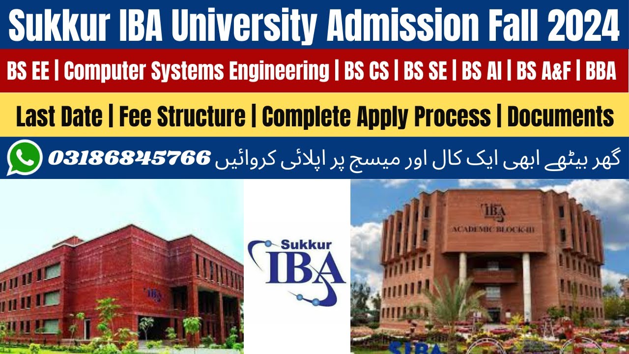Sukkur IBA University Admission 2024 IBA Sukkur Admission 2024 sukkur-iba-university-admission-2024-iba-sukkur-admission-2024
