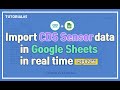 Import NodeMCU(esp8266) Arduino CDS data in Google Sheets in real time