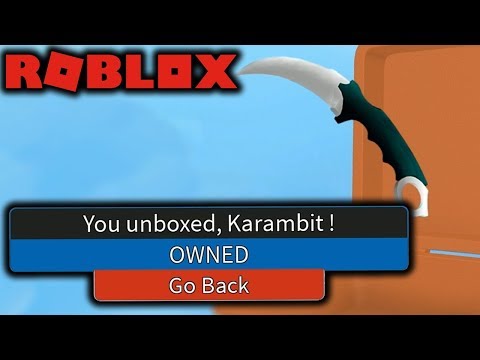 I Opened Knives In Arsenal Cases Roblox Youtube