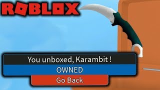 I Opened Knives In Arsenal Cases Roblox Youtube - roblox arsenal sus knife