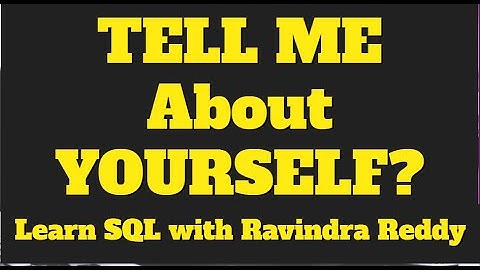 ETL_Testing_Interview_Question_Series_22_Tell_Me_about_yourself?