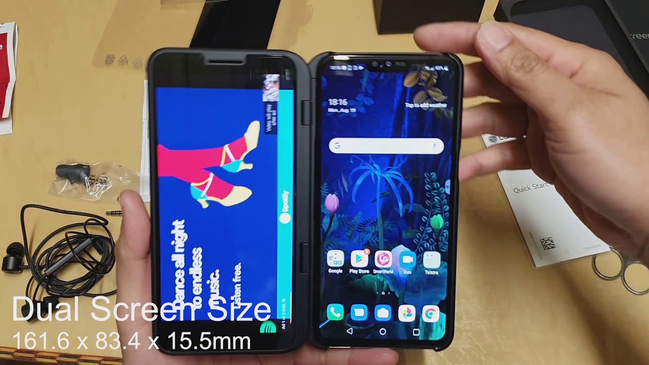 Unboxing LG V50 ThinQ 5G and Review
