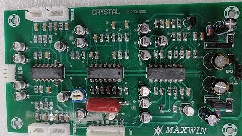 MAXWIN prologic board, CRYSTALS original IC,very good audio results,sound clarity very super