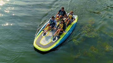 Mirage Fiesta | ALL-NEW Four Person, Inflatable Pedal Kayak by Hobie
