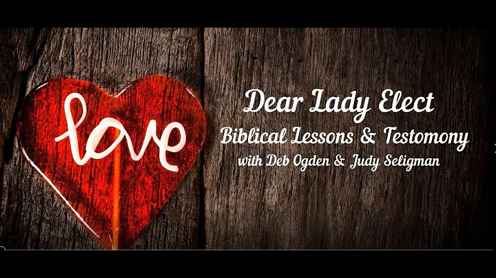 Intro lesson - Women's Bible Study series, w Deb O...